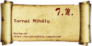 Tornai Mihály névjegykártya